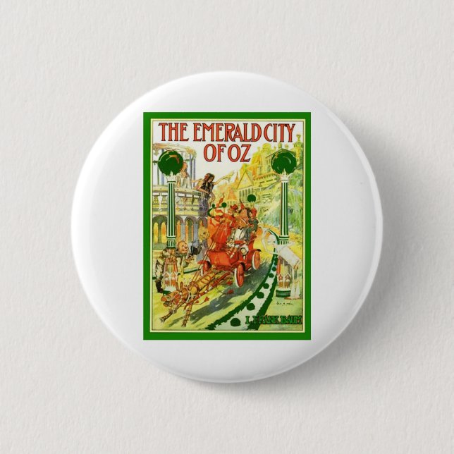 The Emerald City Of Oz 2 Inch Round Button (Front)
