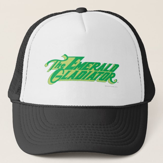 The Emerald Gladiator Trucker Hat (Front)