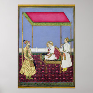 The Emperor Aurangzeb in old age Poster