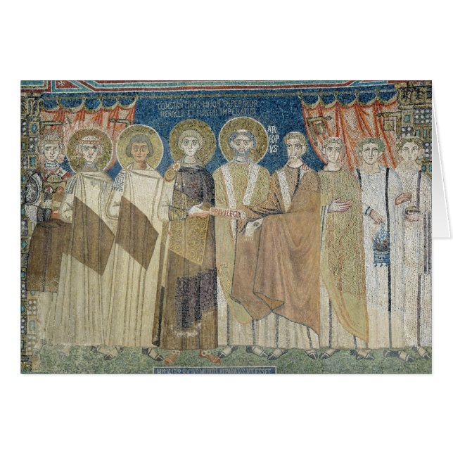 The Emperor Constantine IV grants tax immunity (Front Horizontal)