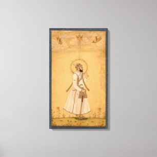 The Emperor Farrukhsiyar (1683-1719) from the Larg Canvas Print