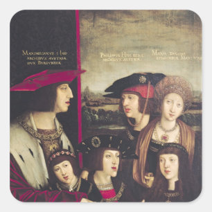 The Emperor Maximilian I Square Sticker