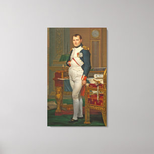 The Emperor Napoleon in His Study at the Tuileries Canvas Print