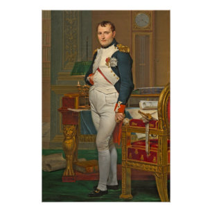 The Emperor Napoleon in His Study at the Tuileries Poster