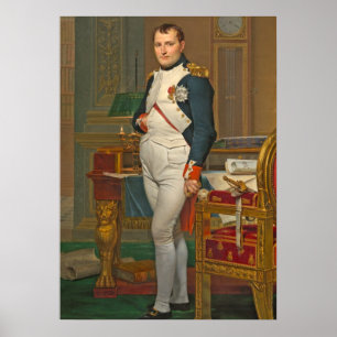 The Emperor Napoleon in His Study at the Tuileries Poster