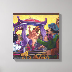 The Emperor’s New Clothes Art Canvas Print