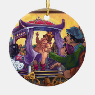 The Emperor’s New Clothes Art Ceramic Ornament