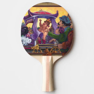The Emperor’s New Clothes Art Ping Pong Paddle
