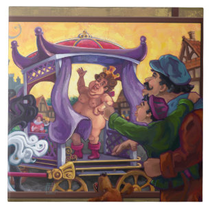 The Emperor’s New Clothes Art Tile