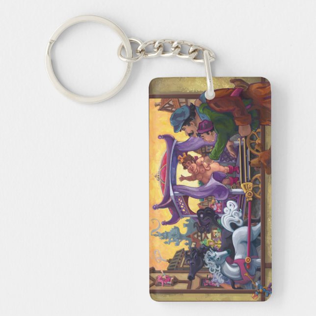 The Emperor’s New Clothes Keychain (Front)