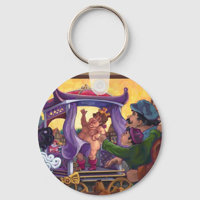 The Emperor’s New Clothes Keychain (Front)