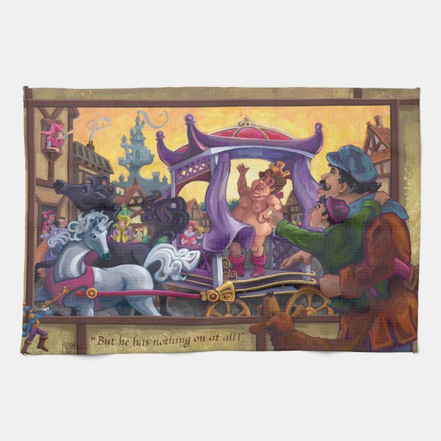 The Emperor’s New Clothes Kitchen Towel (Horizontal)