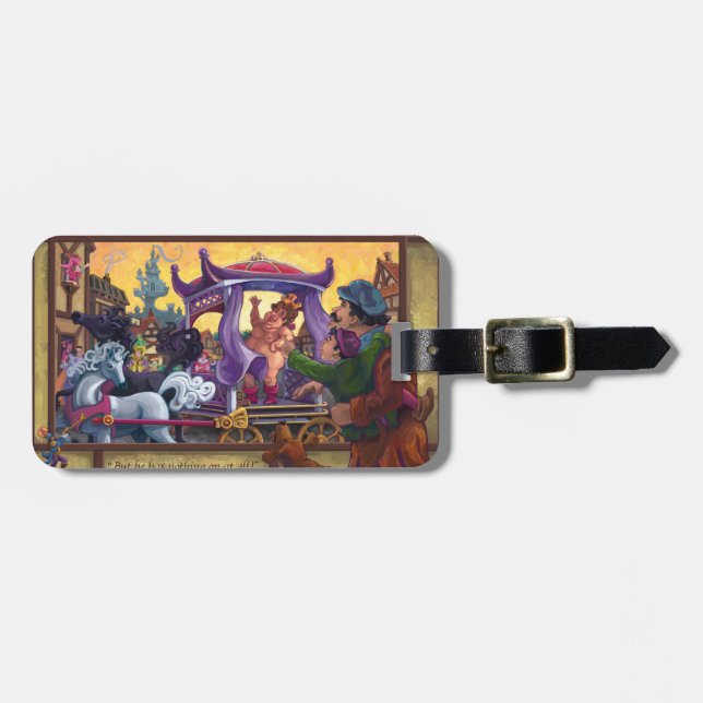 The Emperor’s New Clothes Luggage Tag (Front Horizontal)