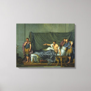 The Emperor Severus Rebuking his Son Canvas Print
