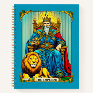 The Emperor Tarot Card Art Notebook