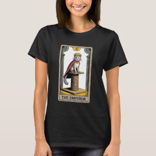 The Emperor Tarot Card Mystic Cat Scratching Post  T-Shirt