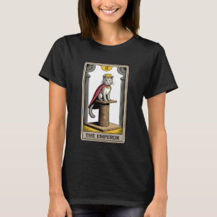 The Emperor Tarot Card Mystic Cat Scratching Post T-Shirt