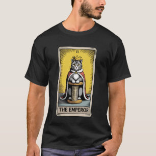 The Emperor Tarot Card Mystic Cat Scratching Post  T-Shirt