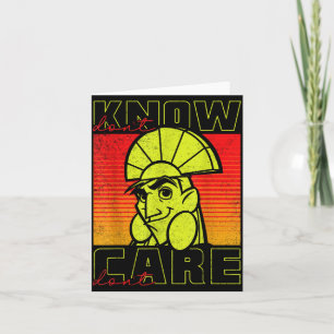 The Emperor's New Groove Kuzco Don't Know Don't Ca Card