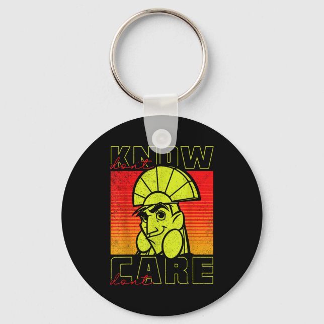 The Emperor's New Groove Kuzco Don't Know Don't Ca Keychain (Front)