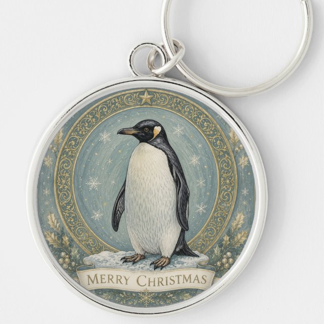 The Emperor's Yuletide Greeting Keychain (Front)