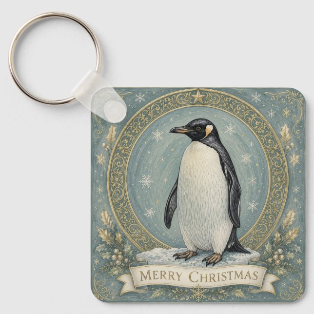The Emperor's Yuletide Greeting Keychain (Front)