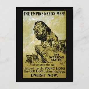 The Empire Needs Men Postcard