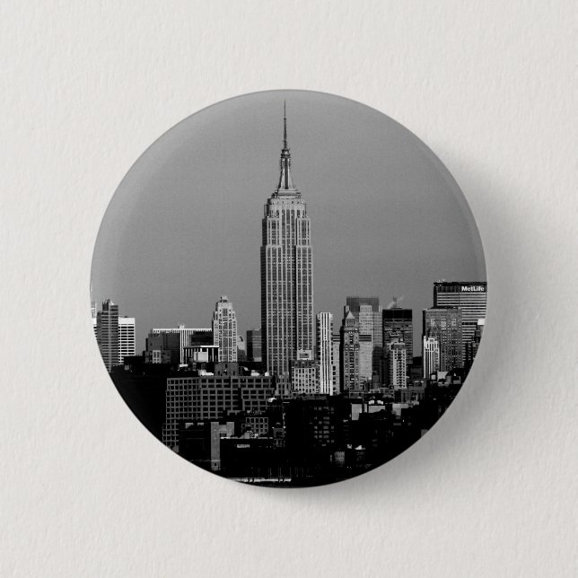 The Empire State Building 2 Inch Round Button (Front)