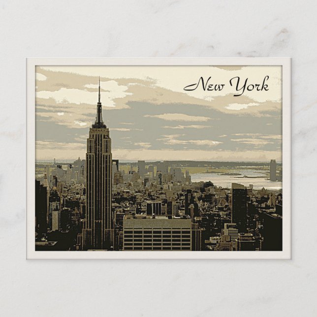 The Empire State Building Postcard (Front)