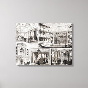 The Empire Theatre, Leicester Square Canvas Print