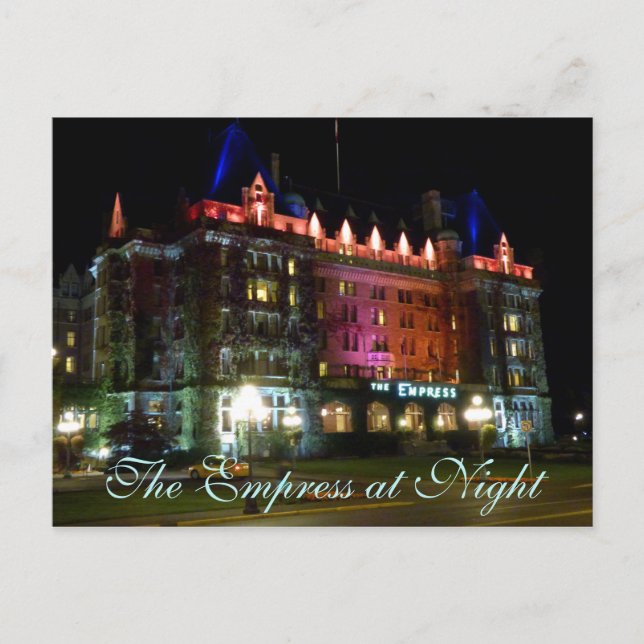 The Empress at Night Postcard (Front)