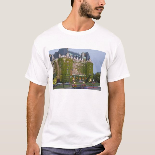 The Empress Hotel at the inner harbour in T-Shirt (Front)