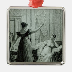The Empress Josephine reveals the prophesy Metal Ornament
