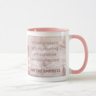 The Empress Tarot Card Affirmation Mug