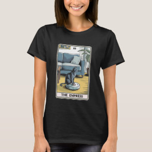 The Empress Tarot Card Cat Robot Vacuum Cleaner Ca T-Shirt
