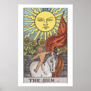 The Empress Tarot Card Poster Bold Brilliant Colou