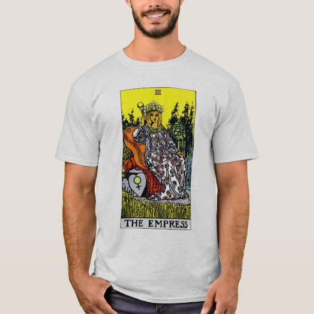 The Empress Tarot card T-Shirt (Front)