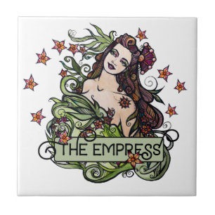 The Empress Tarot Card Tile