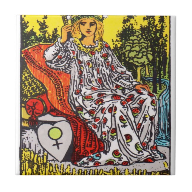 The Empress Tarot Card Tile (Front)
