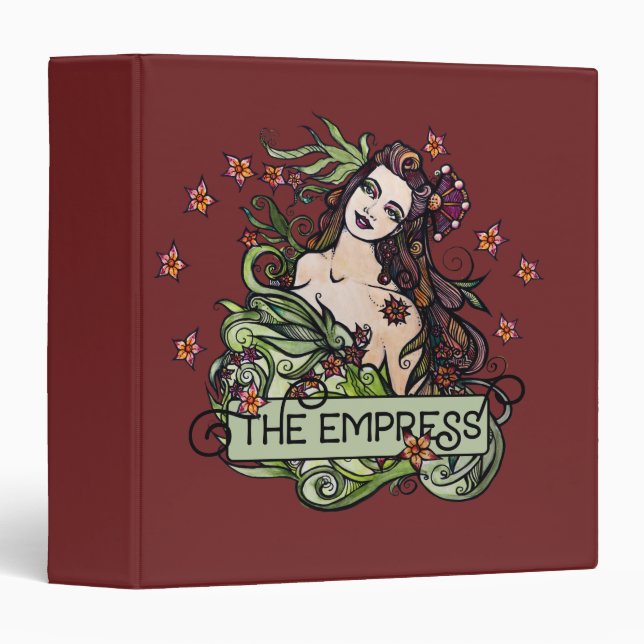 The Empress Tarot Goddess Witch Binder (Front/Spine)