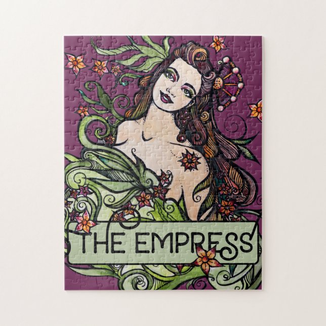 The Empress Tarot  Jigsaw Puzzle (Vertical)