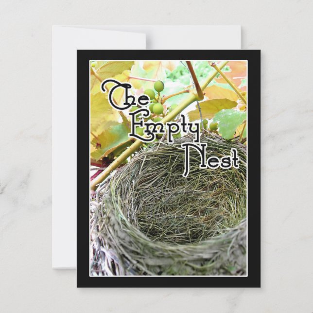 The Empty Nest Invitation (Front)