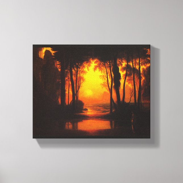 The Enchanted Castle by Francis Danby Canvas Print (Front)