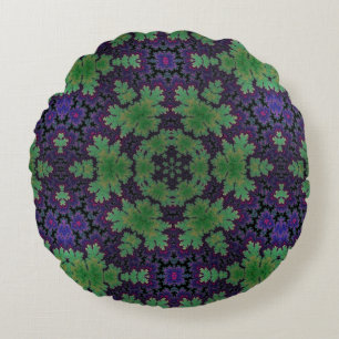 The Enchanted Fern Wheel Round Pillow