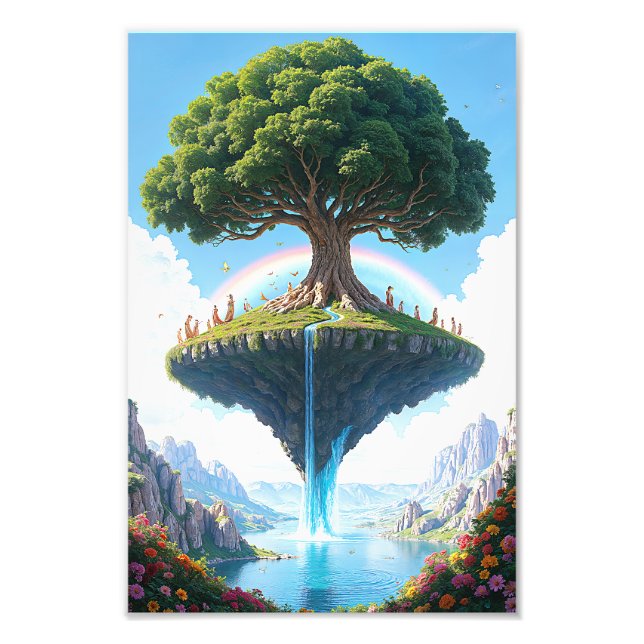 The Enchanted Floating Isle Photo Print (Front)