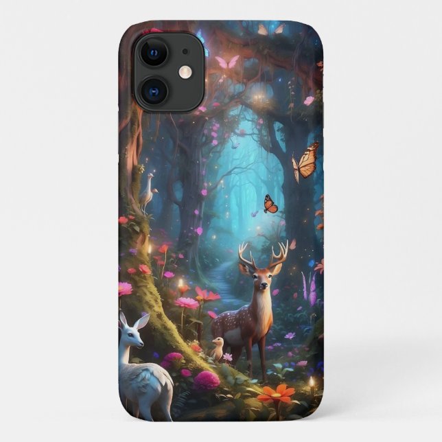 The Enchanted Forest a Mystical Oasis Case-Mate iPhone Case (Back)