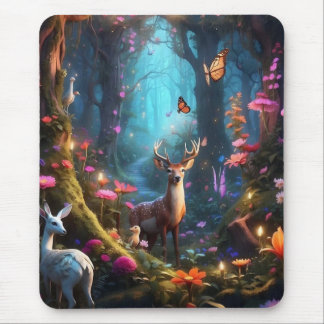 The Enchanted Forest a Mystical Oasis Mouse Pad