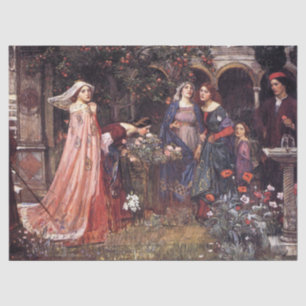 The Enchanted Garden by John William Waterhouse Tissue Paper