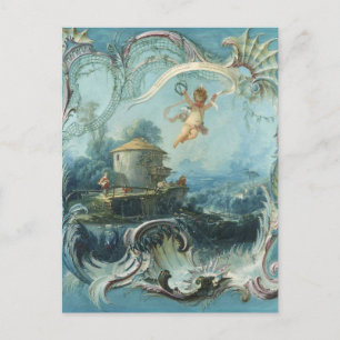 The Enchanted Home A Pastoral Landscape, Boucher P Postcard