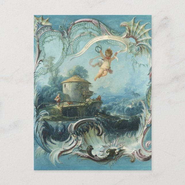 The Enchanted Home by Francois Boucher Postcard (Front)